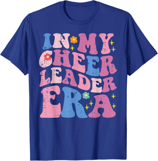 In My Cheerleader Era Retro Cheerleading Women Girls Kids T-Shirt - T-Shirt | Royal
