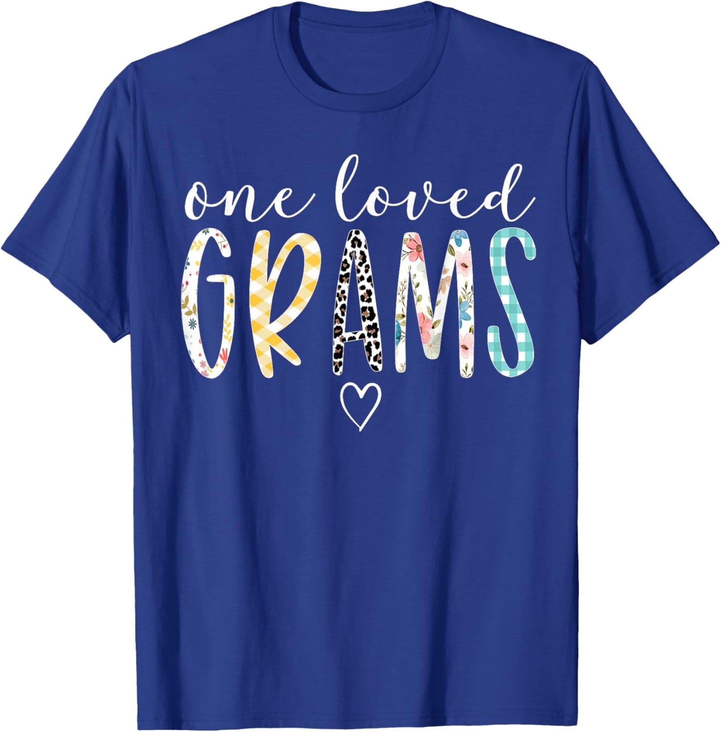 Grams Gifts Women One Loved Grams Mother's Day T-Shirt - T-Shirt | Royal