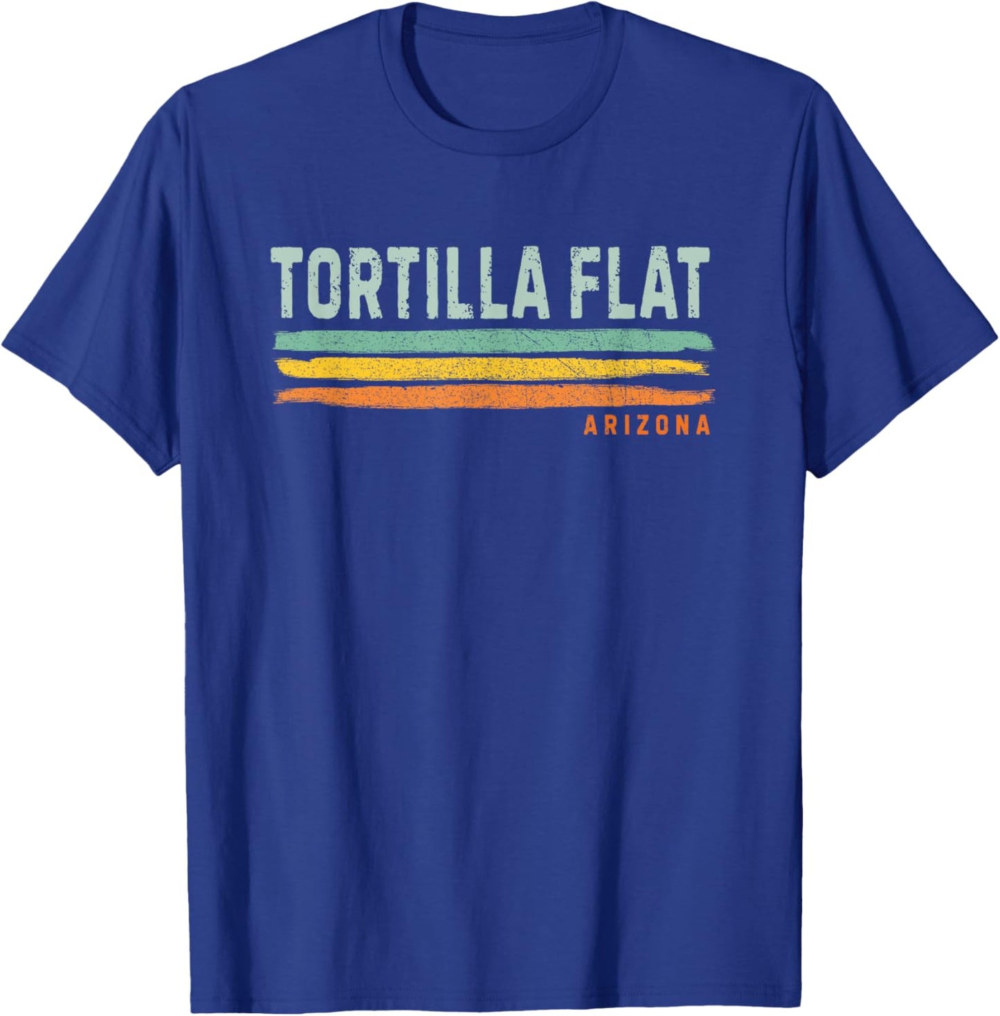 Vintage Stripes Tortilla Flat AZ T-Shirt - T-Shirt | Royal