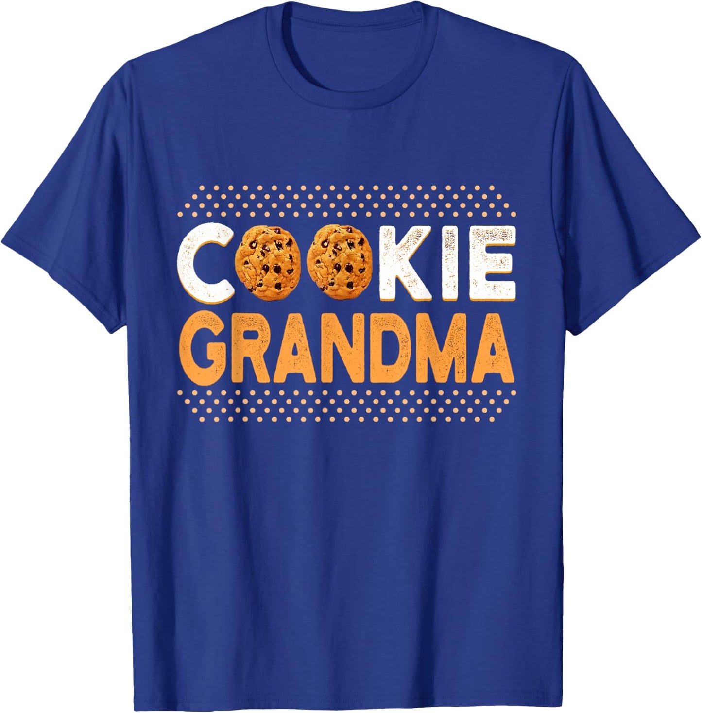 Cookie Grandma Funny Chocolate Chip Cookie T-Shirt - T-Shirt | Royal