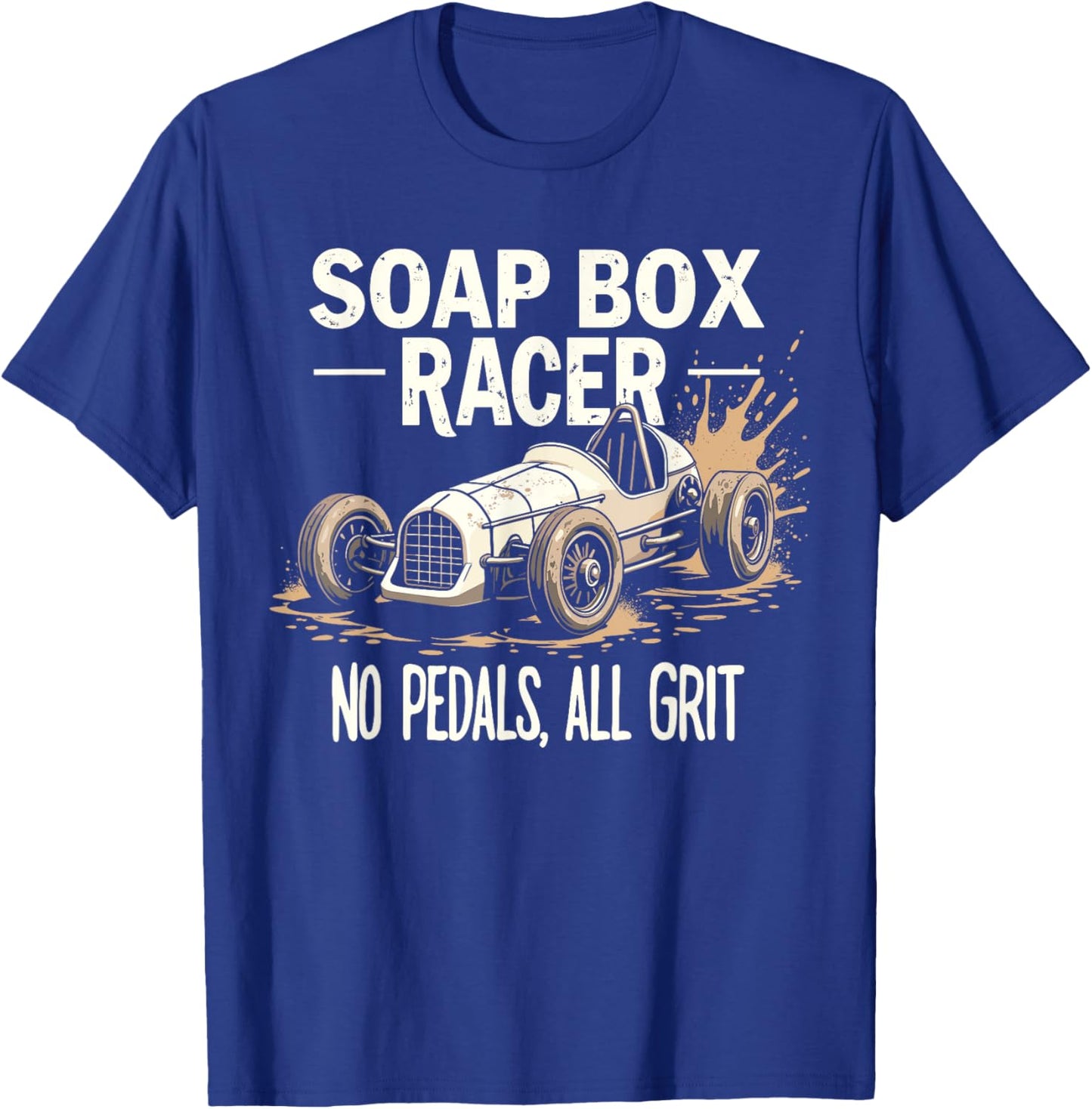 DIY Racer Homemade Car Speed Lover Downhill Racing Racing T-Shirt - T-Shirt | Royal