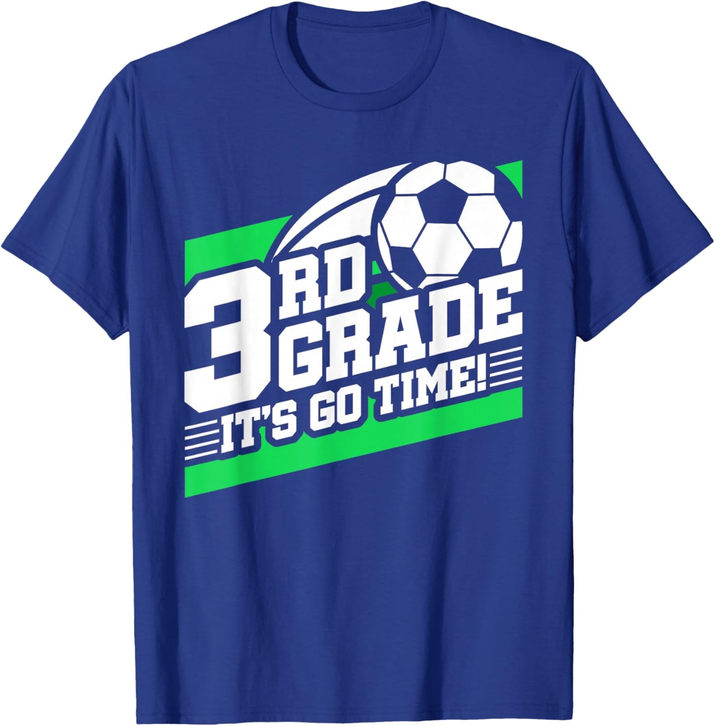 3rd Grade Soccer - Back To School - First Day Of 3rd Grade T-Shirt - T-Shirt | Royal