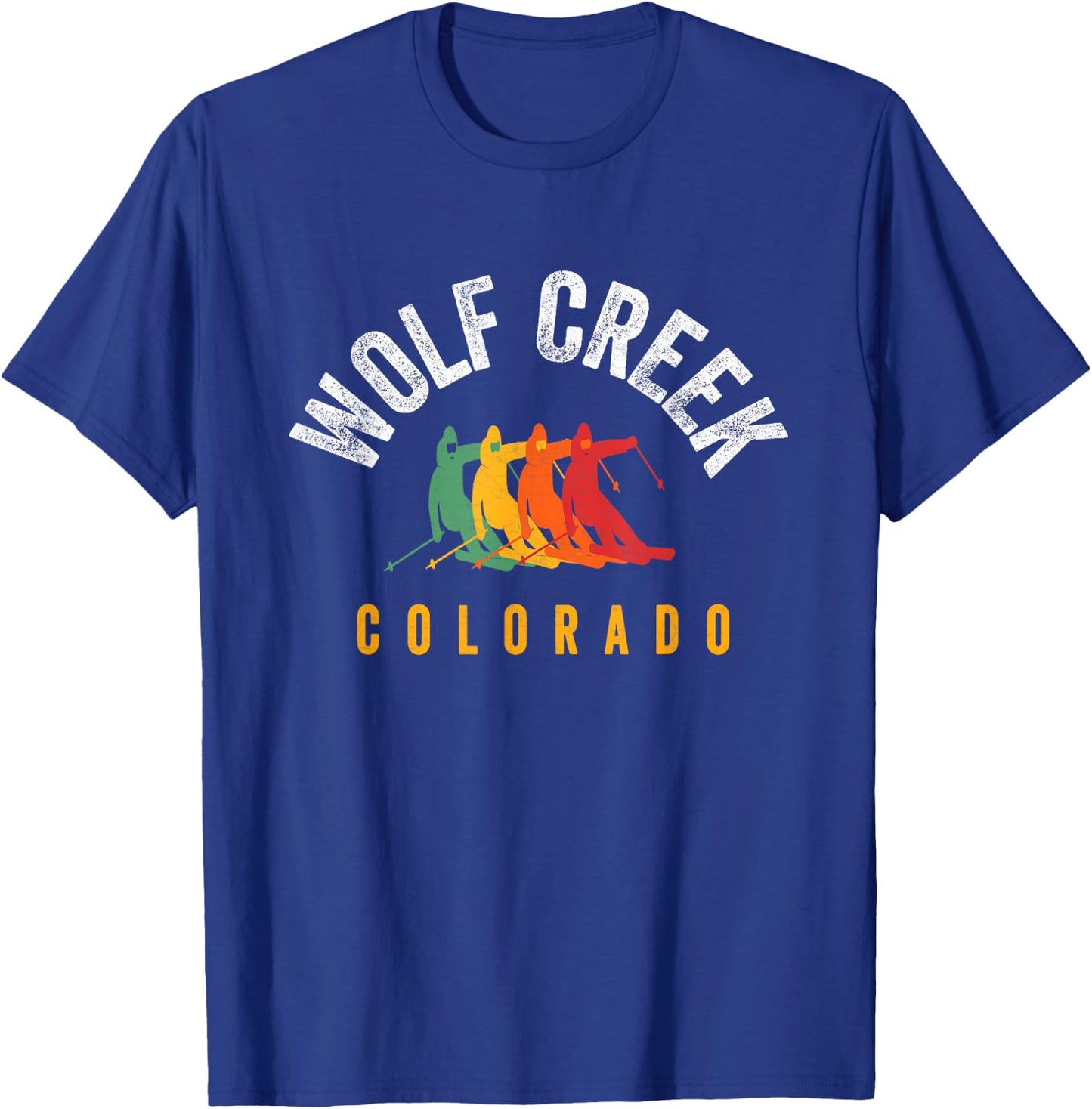 Wolf Creek Ski CO Winter Gear Colorado Snowboard T-Shirt - T-Shirt | Royal