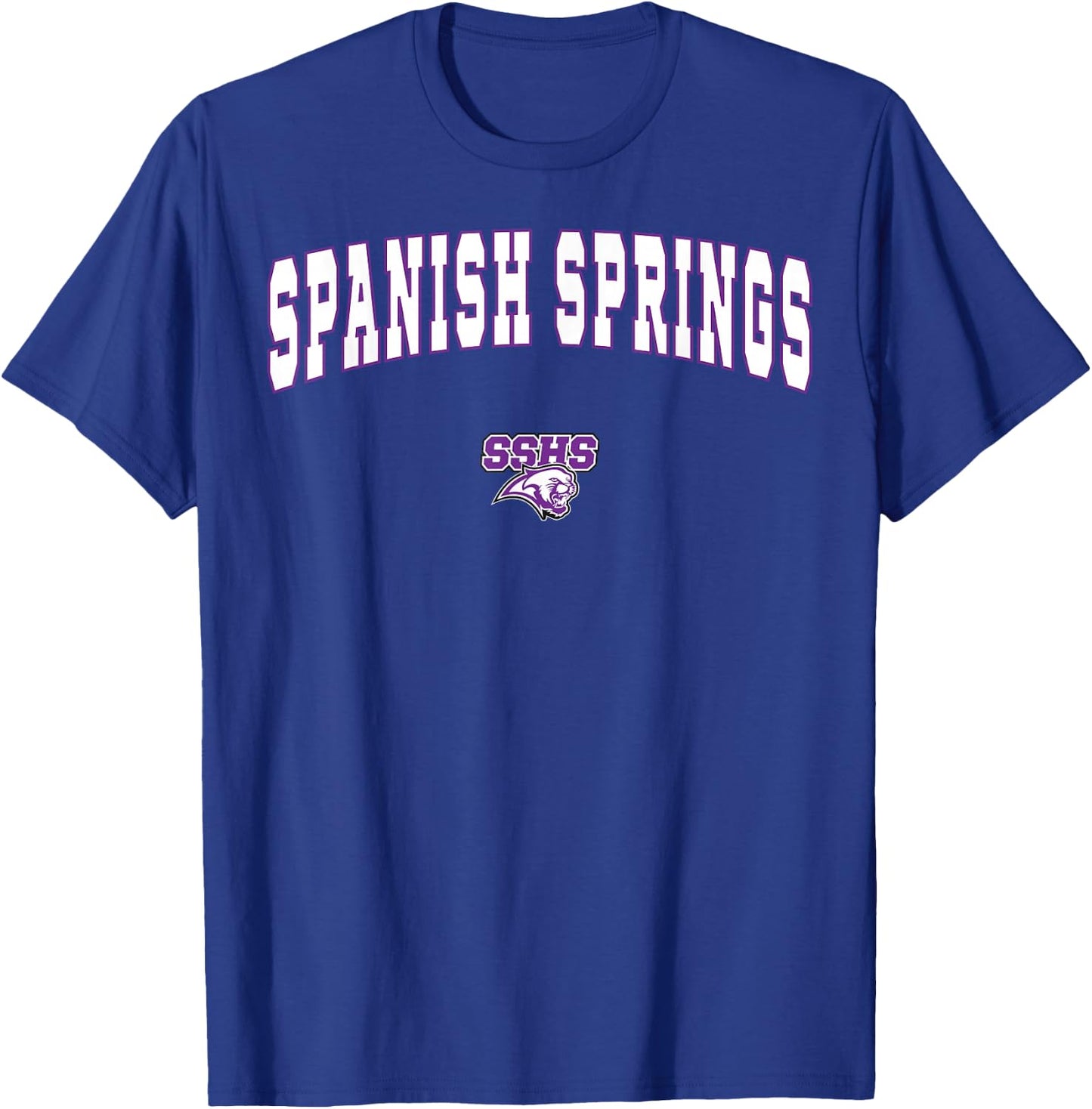 Spanish Springs High School Cougars T-Shirt - T-Shirt | Royal