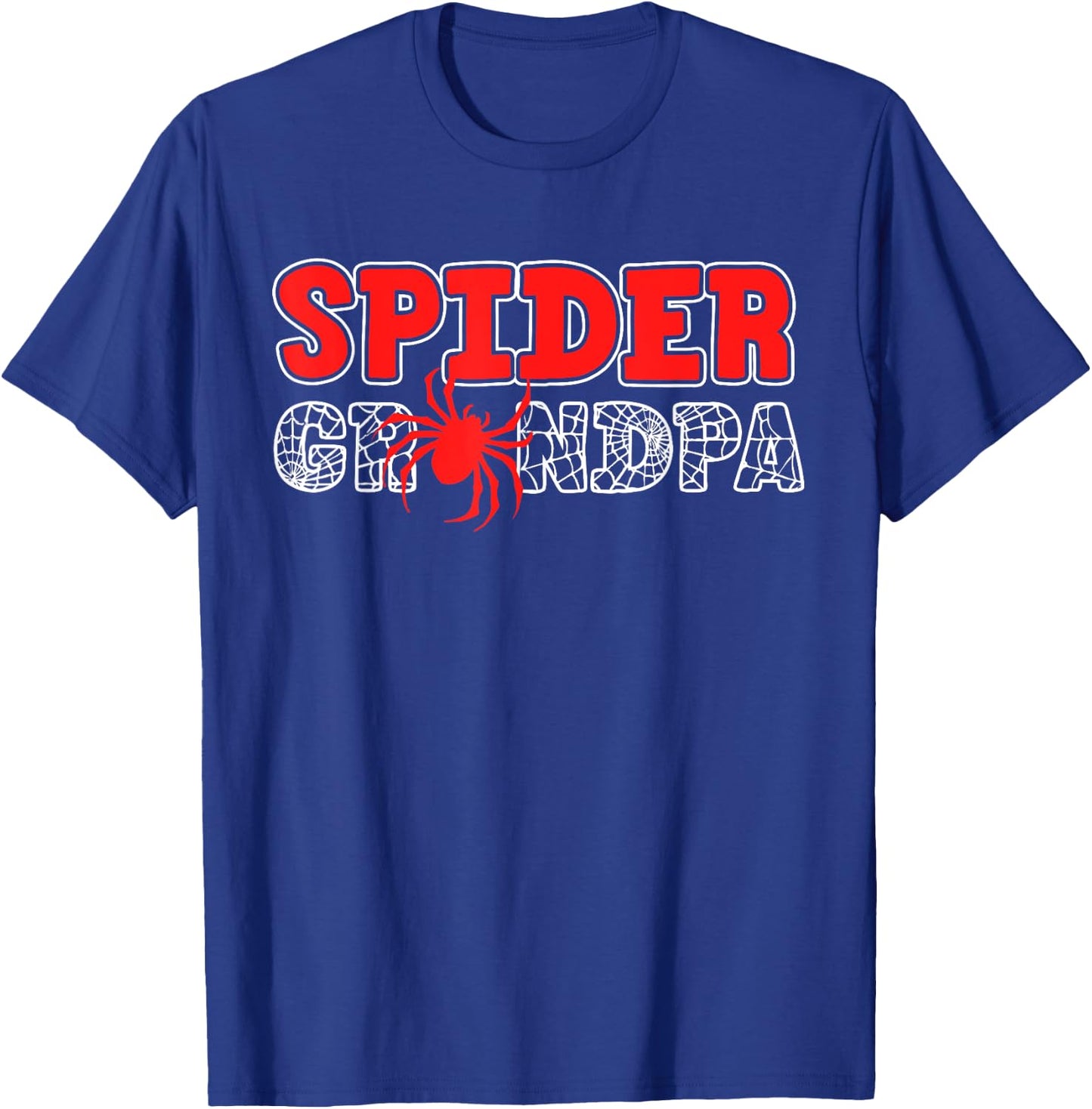 Spider Grandpa Spidey Birthday Christmas Matching Family T-Shirt - T-Shirt | Royal