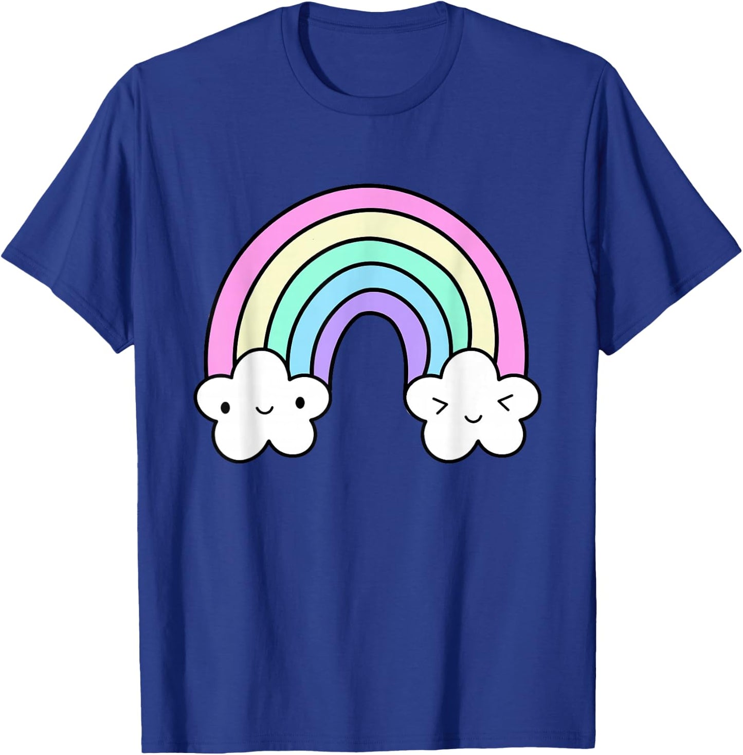 Kawaii Rainbow Clothes Pastel Aesthetic Cute Harajuku T-Shirt - T-Shirt | Royal