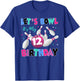 Let's Bowl It's My 12th Birthday 12 Year Old Bowling Party T-Shirt - T-Shirt | Royal