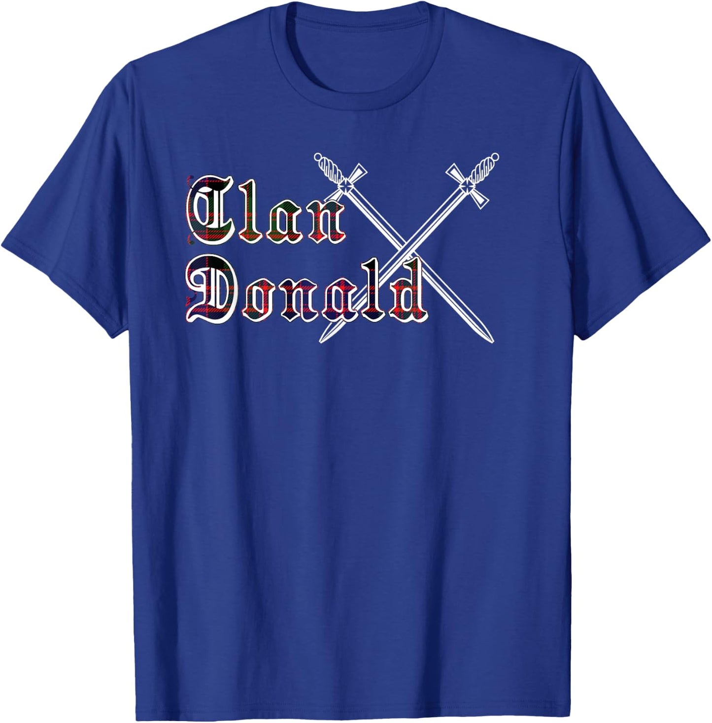 Clan Donald surname last name Scottish Tartan T-Shirt - T-Shirt | Royal