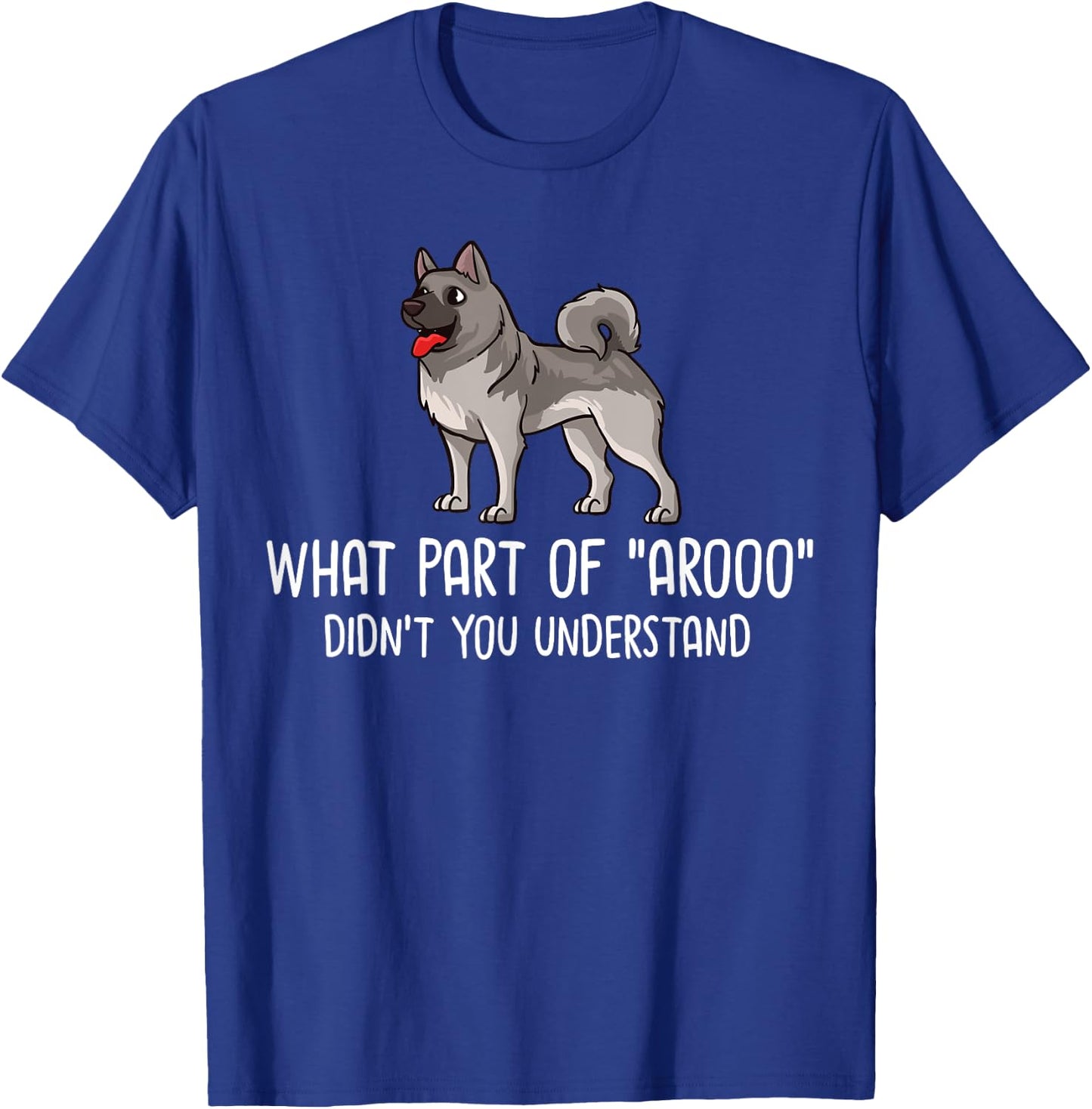 Norwegian Elkhound Dog Puppies Owner Lover T-Shirt - T-Shirt | Royal