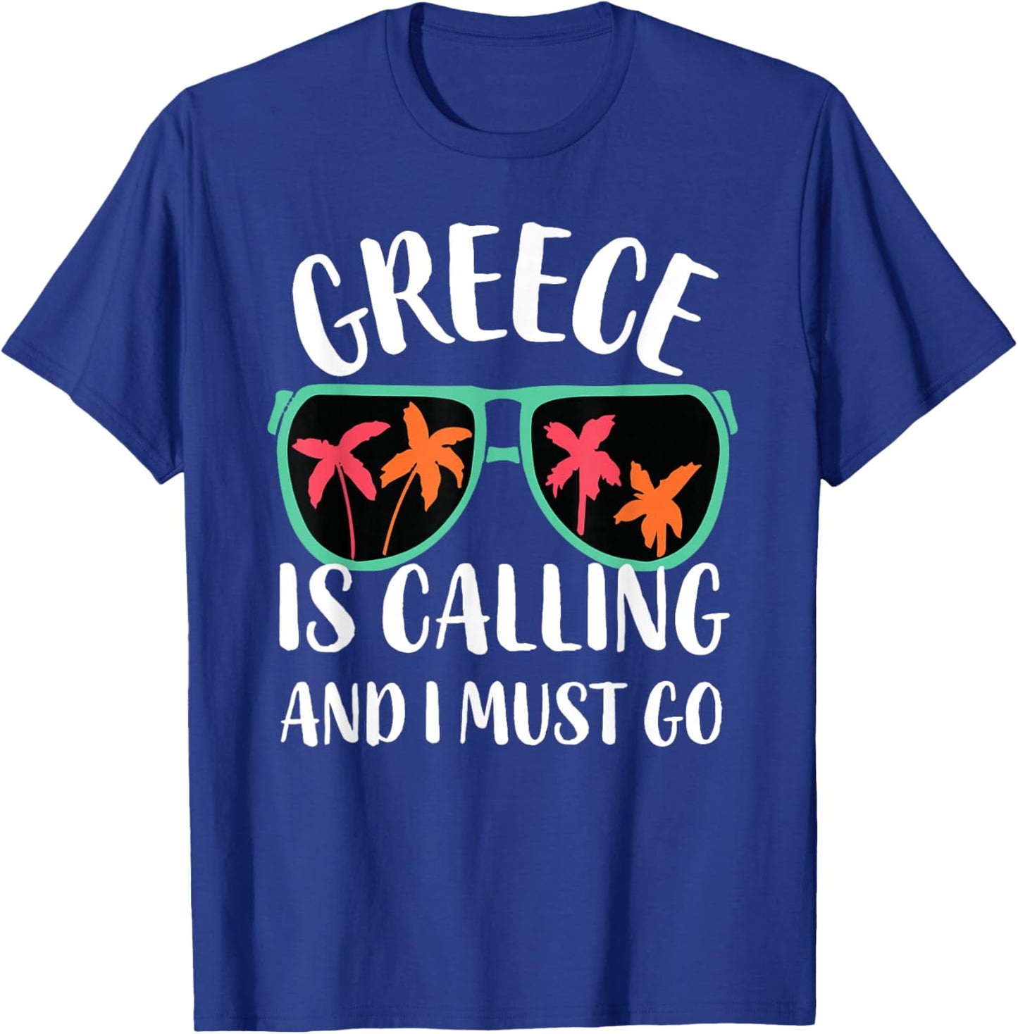 Greece Is Calling and I Must Go And Kids T-Shirt - T-Shirt | Royal