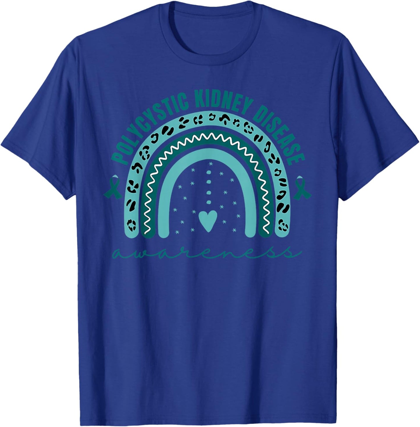 Polycystic Kidney Disease Awareness PKD Journey Warrior T-Shirt - T-Shirt | Royal