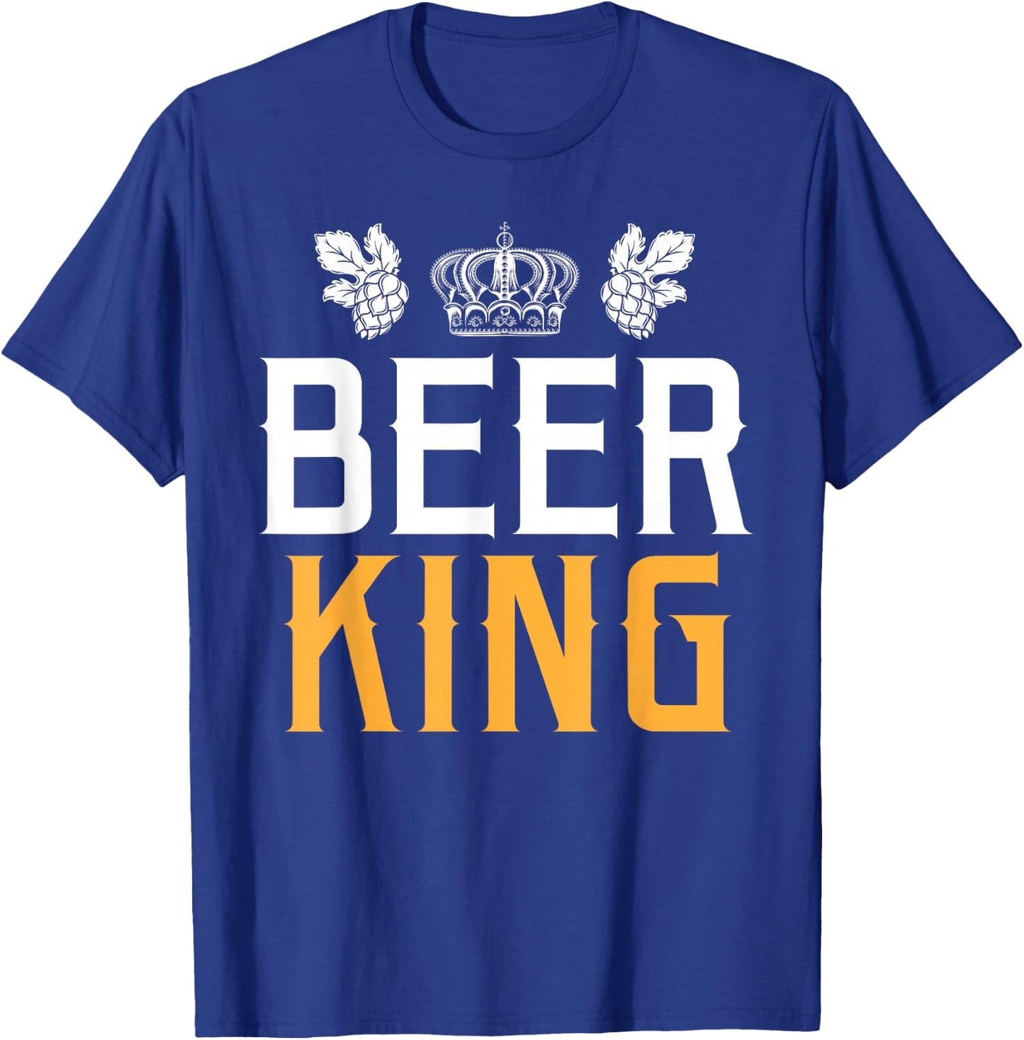 Beer master alcohol king Gift gluten free beer T-Shirt - T-Shirt | Royal