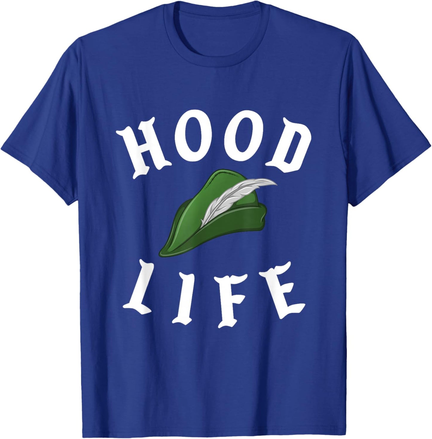 Parody Robin Hood Life Cool Gangster Nerd Funny Book Reading T-Shirt - T-Shirt | Royal