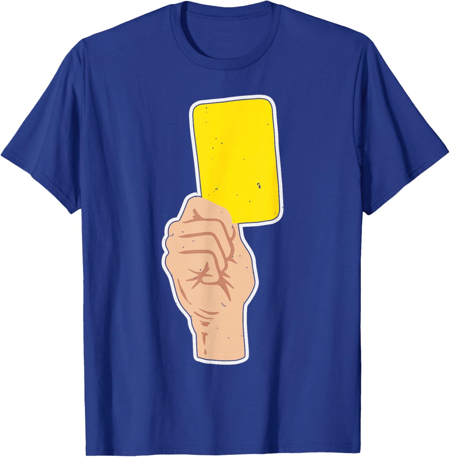 Yellow Card Referee Sports Fan Futball Yellow Card Referee T-Shirt - T-Shirt | Royal