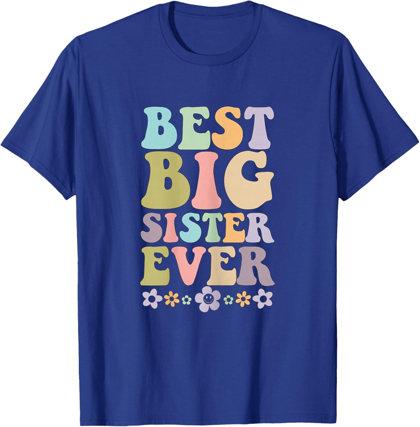 Big Sister Shirt for Girls – Baby Announcements, and Family T-Shirt - T-Shirt | Royal