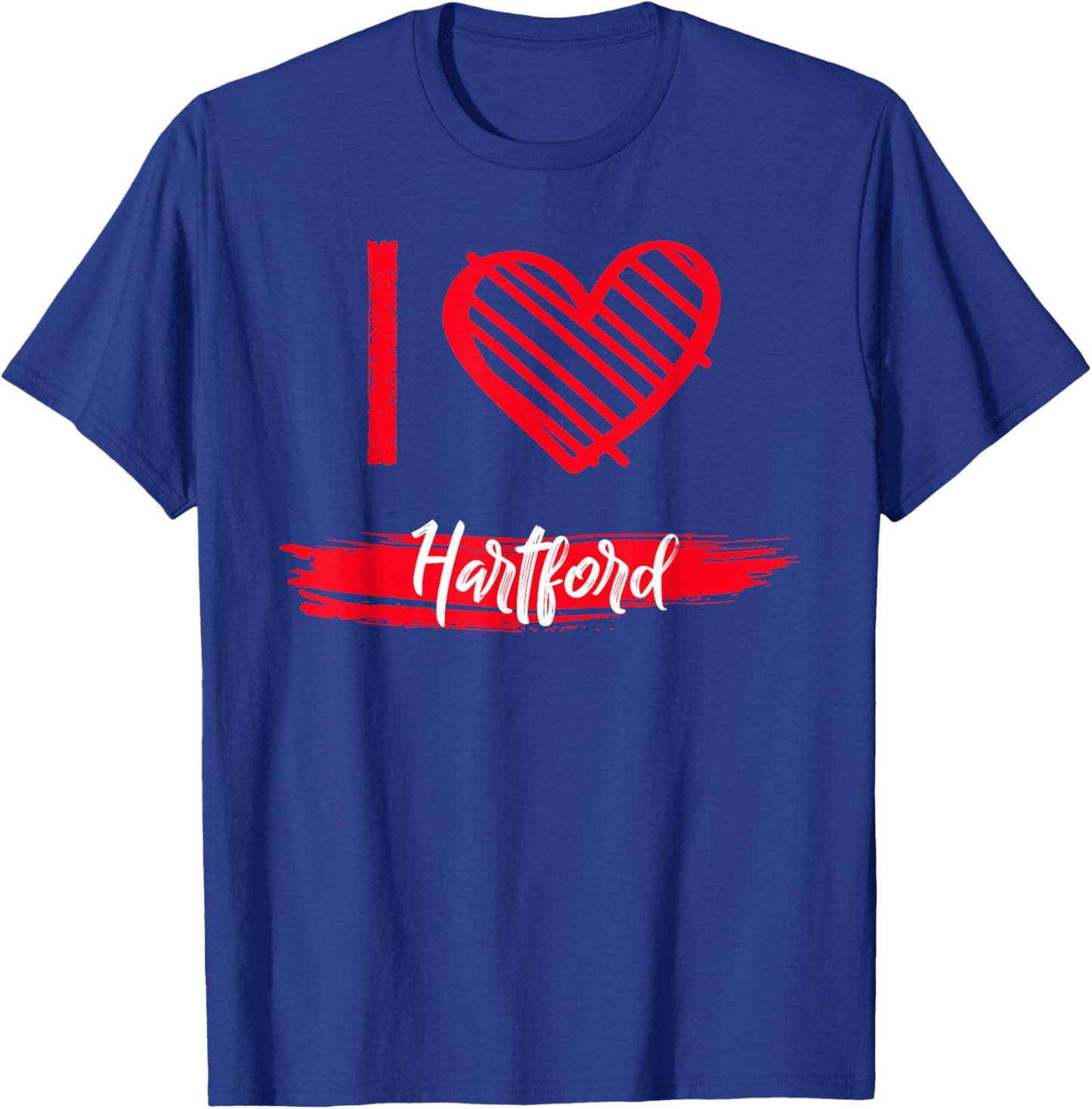 I Love HARTFORD County I Heart HARTFORD T-Shirt - T-Shirt | Royal