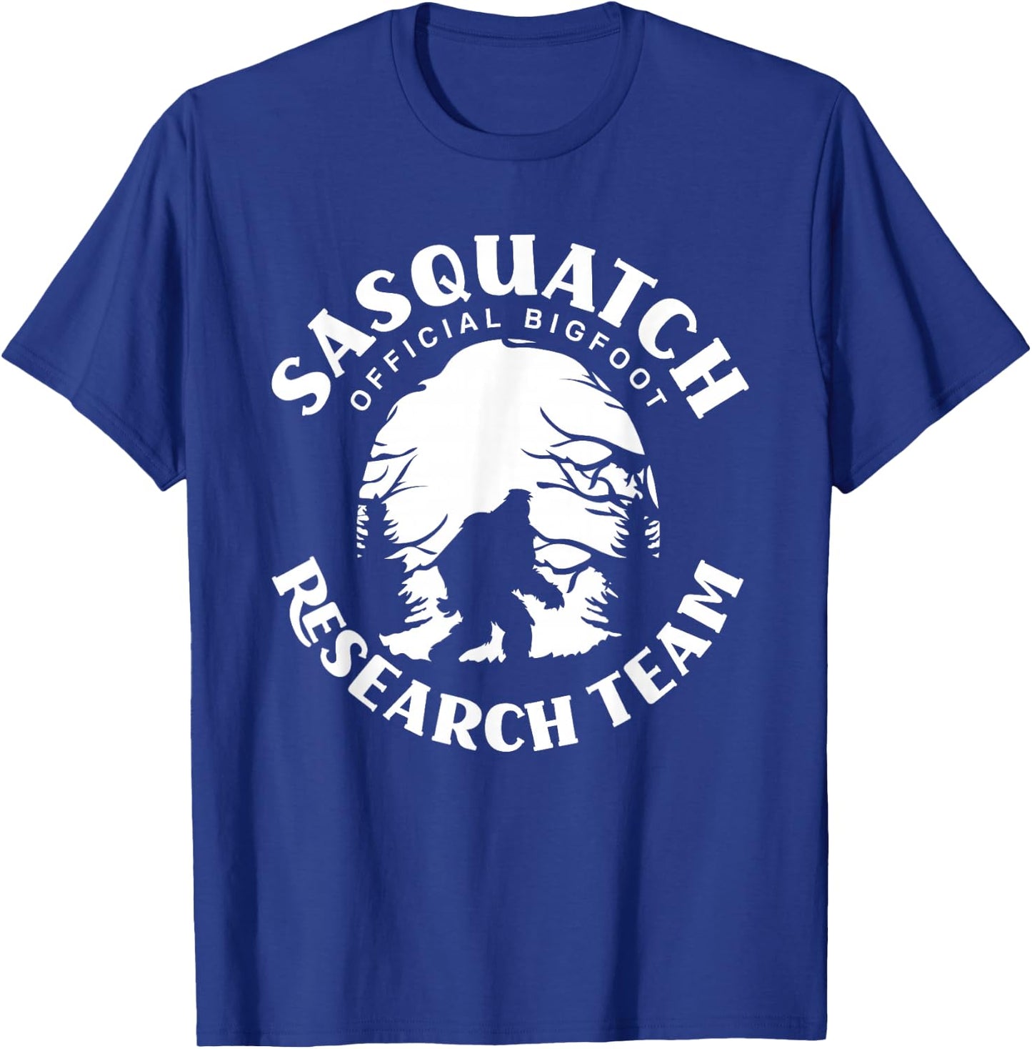 Finding Sasquatch Bigfoot Research Team Funny Bigfoot T-Shirt - T-Shirt | Royal