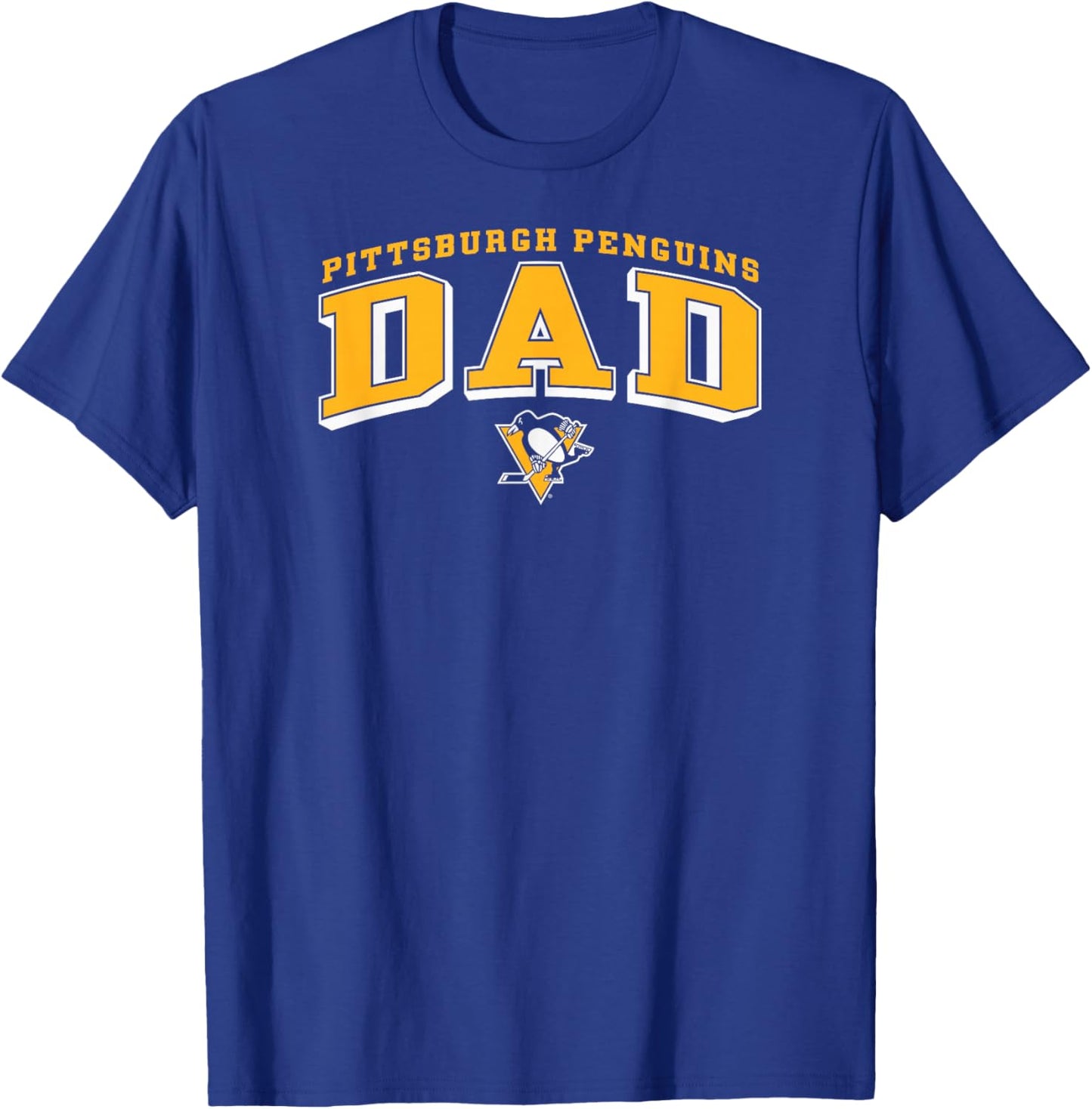 Pittsburgh Penguins Dad Arch Black NHL Officially Licensed T-Shirt - T-Shirt | Royal