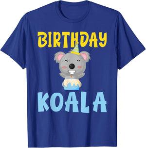 Birthday Koala Birthday T-Shirt - T-Shirt | Royal