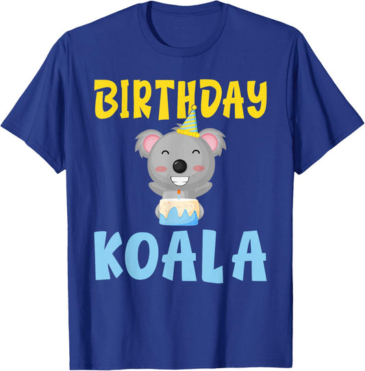 Birthday Koala Birthday T-Shirt - T-Shirt | Royal