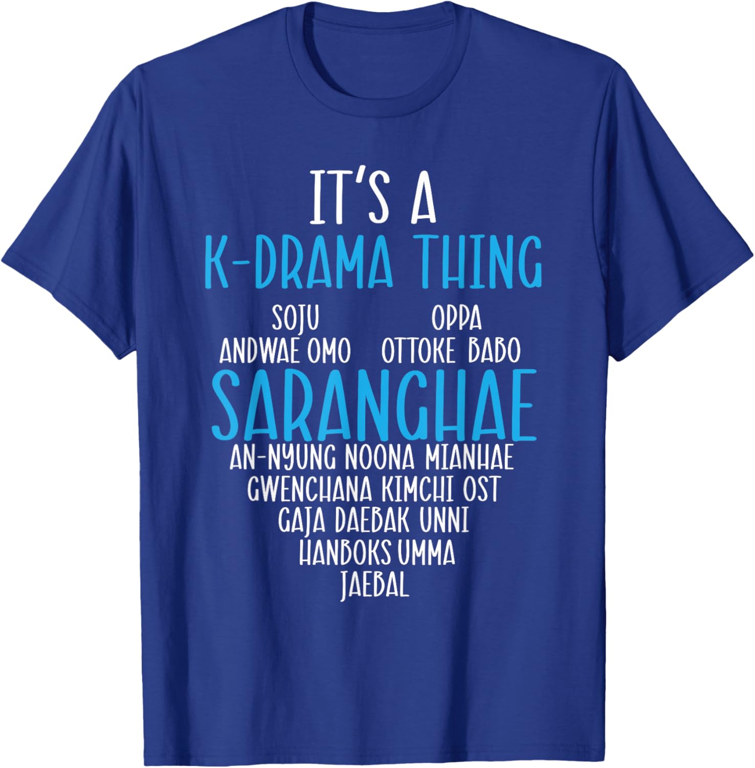 K Drama Oppa Korean Drama Finger Heart Saranghae K-Drama T-Shirt - T-Shirt | Royal