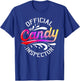 Funny Halloween Retro Vintage Candy Inspector Costume T-Shirt - T-Shirt | Royal
