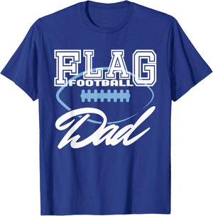 Football Dad Flag T-Shirt - T-Shirt | Royal