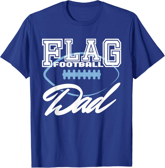 Football Dad Flag T-Shirt - T-Shirt | Royal