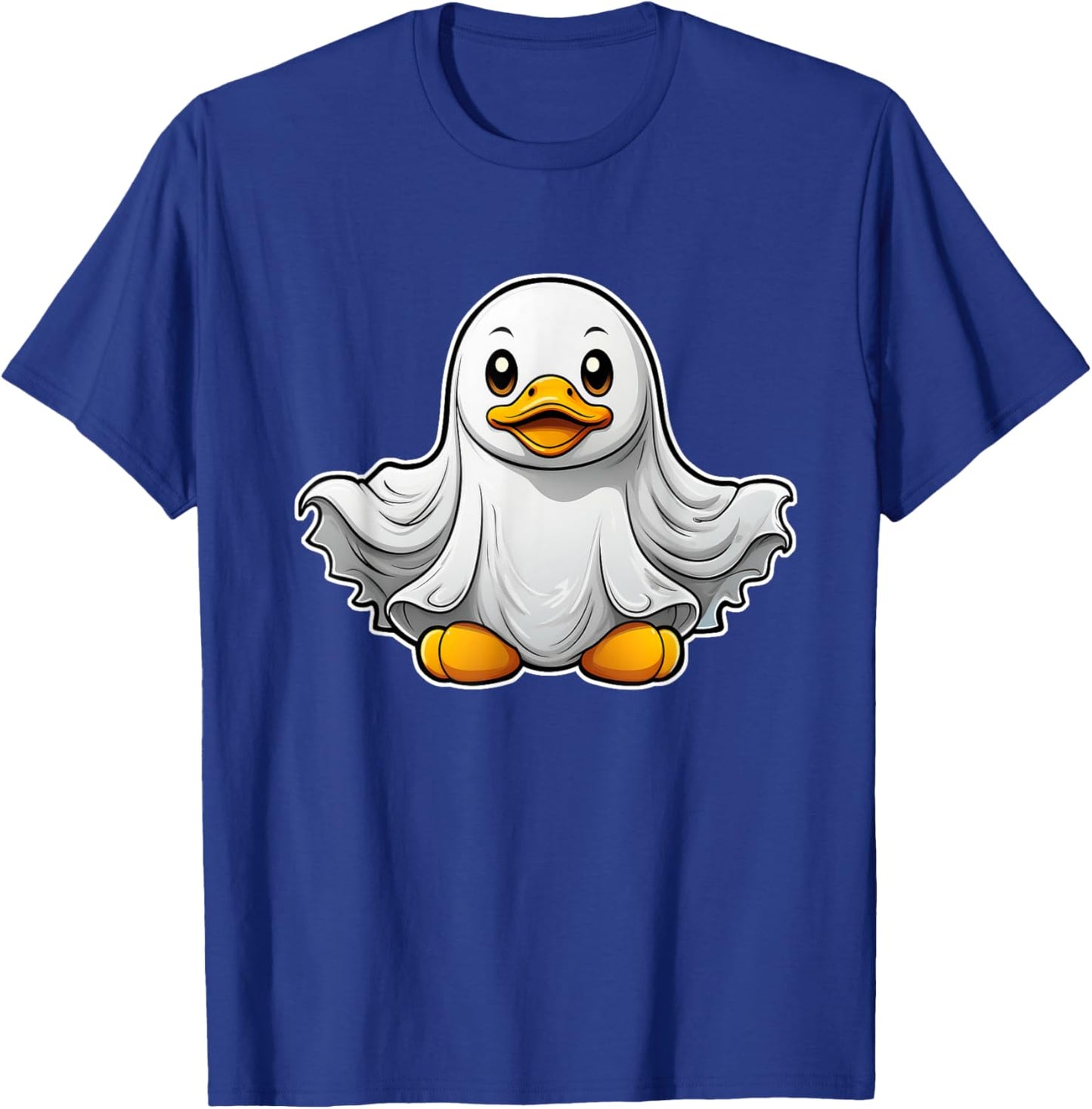 Spooky Ghost Rubber Duck, Halloween Rubber Duckie T-Shirt - T-Shirt | Royal