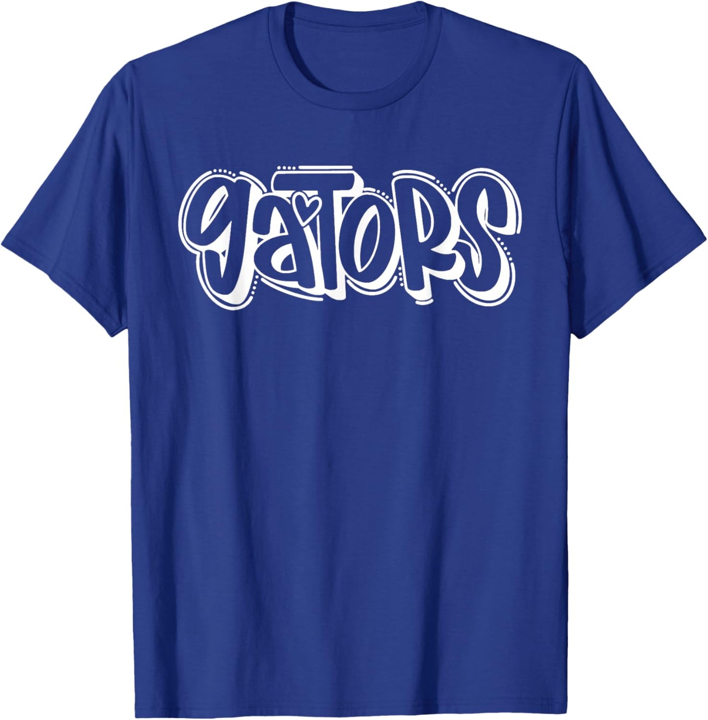 Gator Name Team BackTo School Heart Women & Kid T-Shirt - T-Shirt | Royal