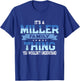 Funny Miller Family Reunion Matching Vacation T-Shirt - T-Shirt | Royal