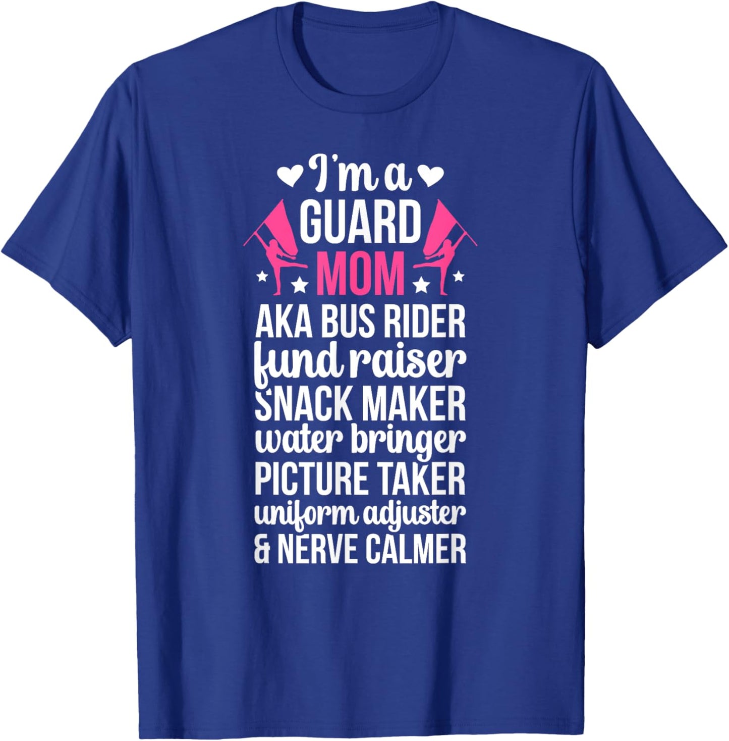 Color Guard Mom Definition Mom Of A Color Guard Member T-Shirt - T-Shirt | Royal