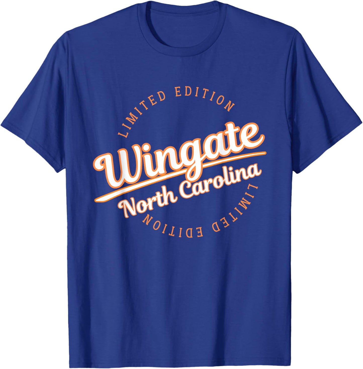 Retro Athletic Wingate NC Apparel T-Shirt - T-Shirt | Royal