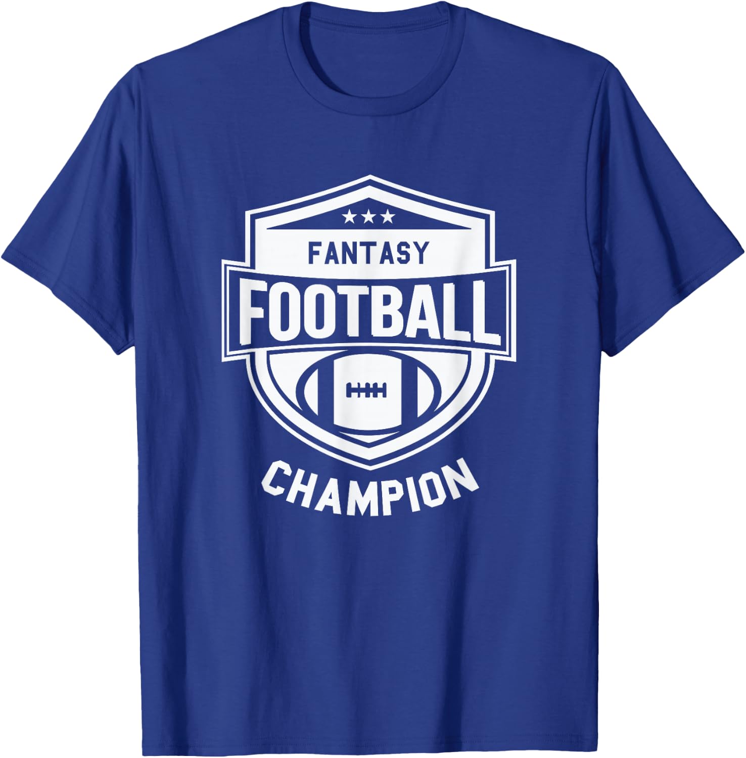 Fantasy Football Champion - League Champ - Winner Quote T-Shirt - T-Shirt | Royal