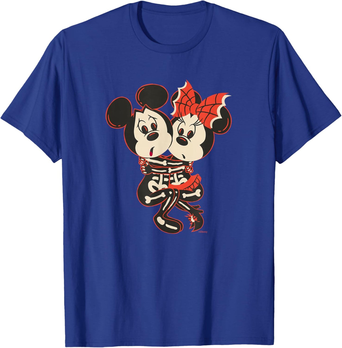 Disney Mickey Mouse & Minnie Mouse Sweetly Scared Halloween T-Shirt - T-Shirt | Royal