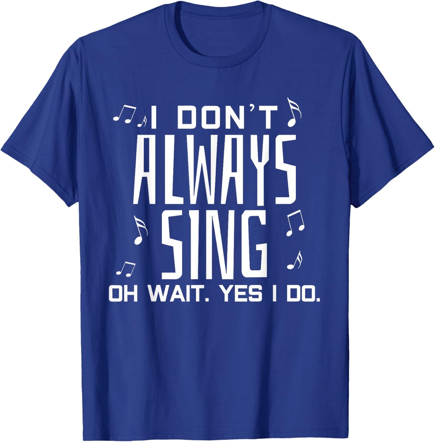 Broadway Theatre Vocal Music T-Shirt - T-Shirt | Royal