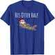 Funny Matching Couple His and Her Otter Half Ugly Christmas T-Shirt - T-Shirt | Royal