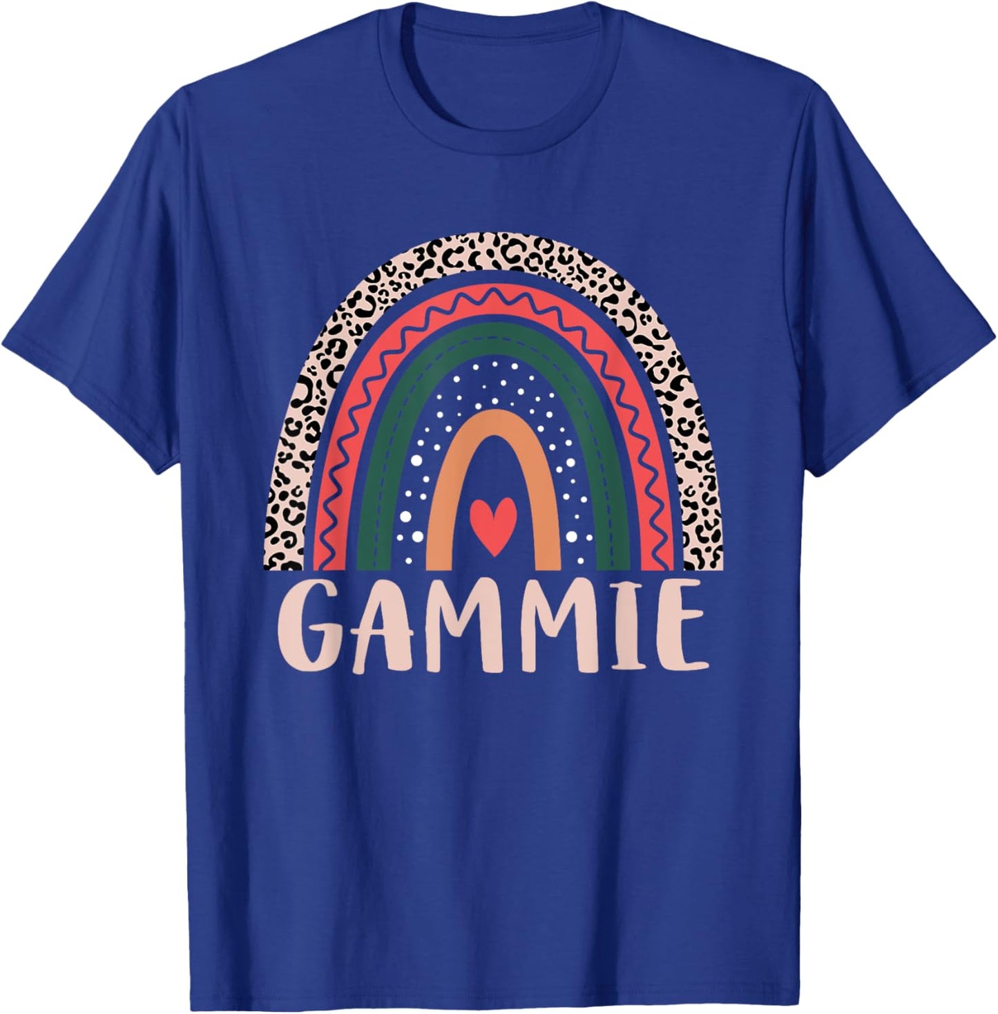 Gammie Rainbow Grandma Grandmother Women Mothers Day Gammie T-Shirt - T-Shirt | Royal