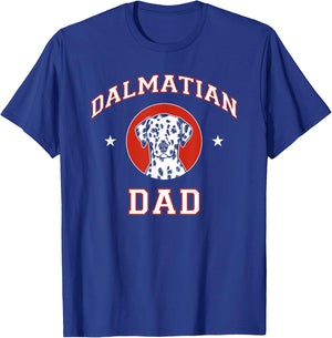 Dalmatian Dad Dog Father Women Girls Kids T-Shirt - T-Shirt | Royal