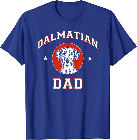 Dalmatian Dad Dog Father Women Girls Kids T-Shirt - T-Shirt | Royal