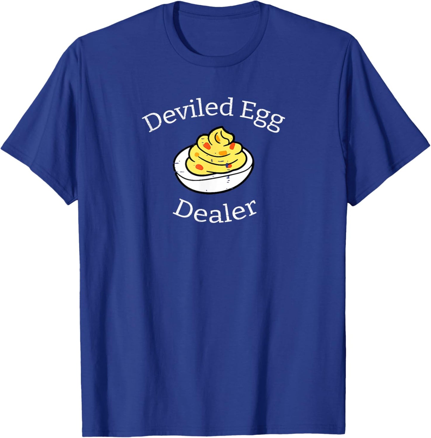 Retro Deviled Egg Dealer Funny Thanksgiving Dinner T-Shirt - T-Shirt | Royal