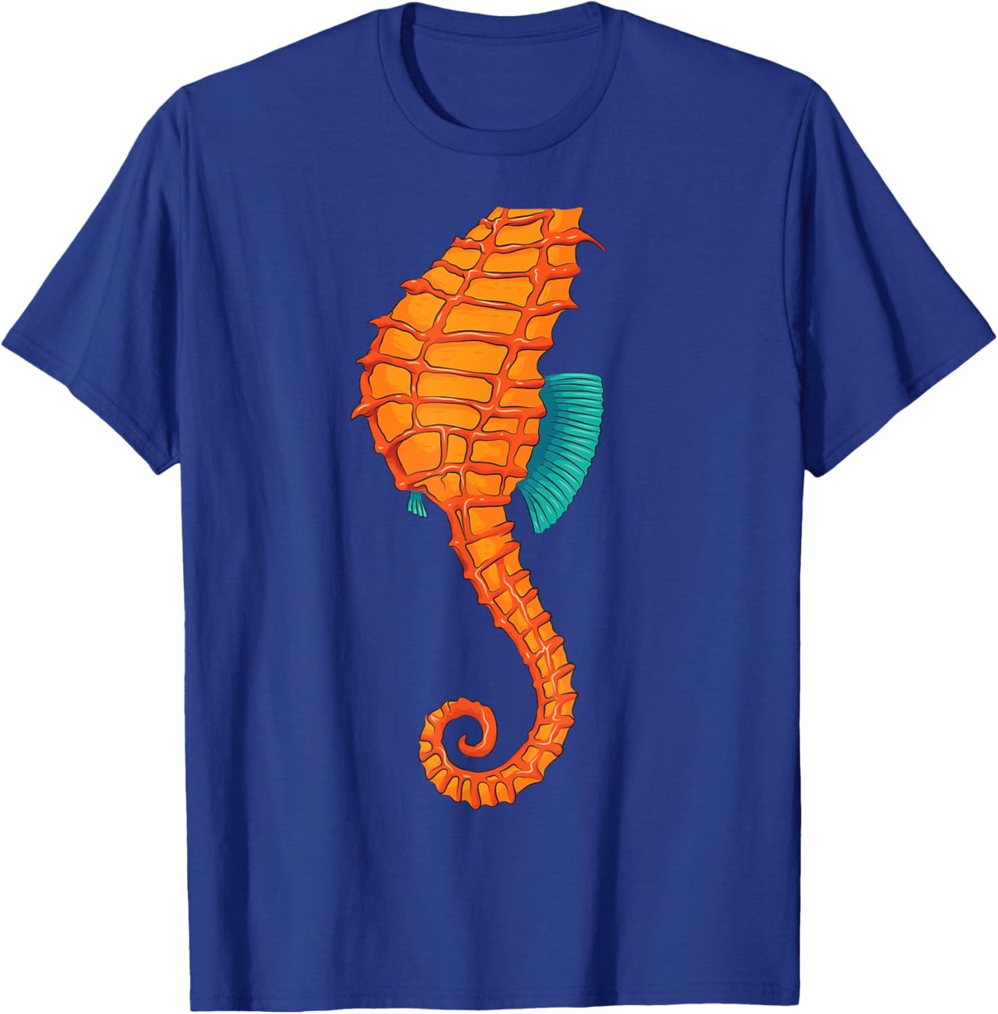 Cool Headless Seahorse Halloween Costume | Funny Lazy Gift T-Shirt - T-Shirt | Royal