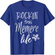 Rockin This Memere Life Cute French Grandmother T-Shirt - T-Shirt | Royal