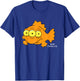 The Simpsons Blinky Three-Eyed Nuclear Fish Center Icon T-Shirt - T-Shirt | Royal