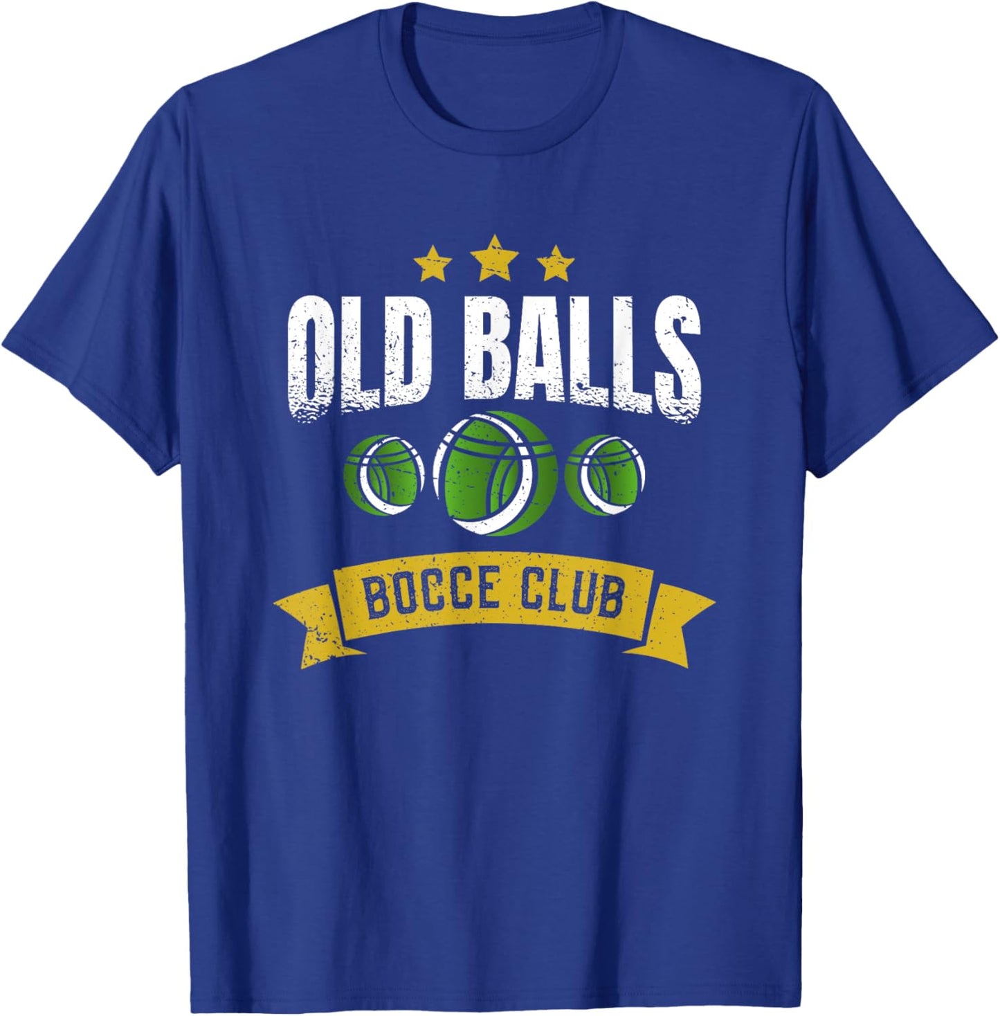 Old balls bocce club - Bocce Ball T-Shirt - T-Shirt | Royal