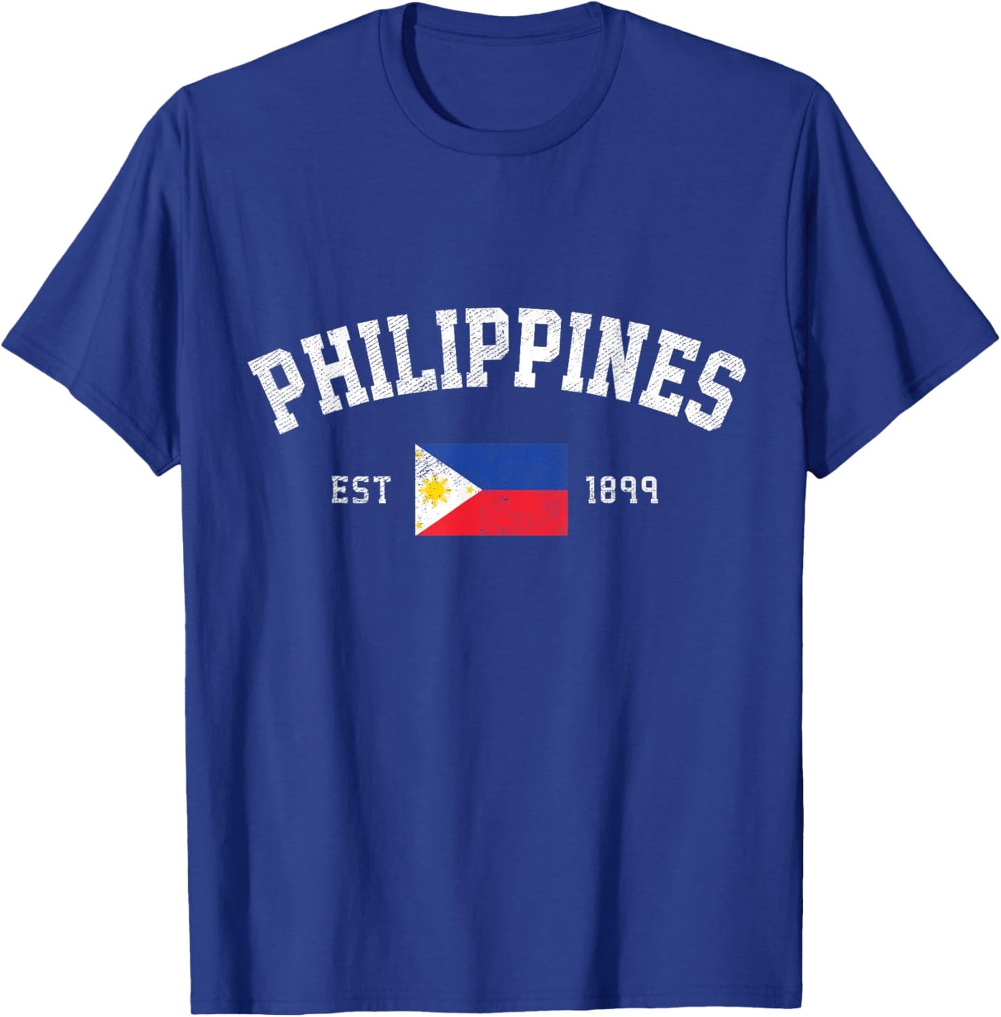 Philippines Est. 1899 Filipino Flag Independence Day T-Shirt - T-Shirt | Royal
