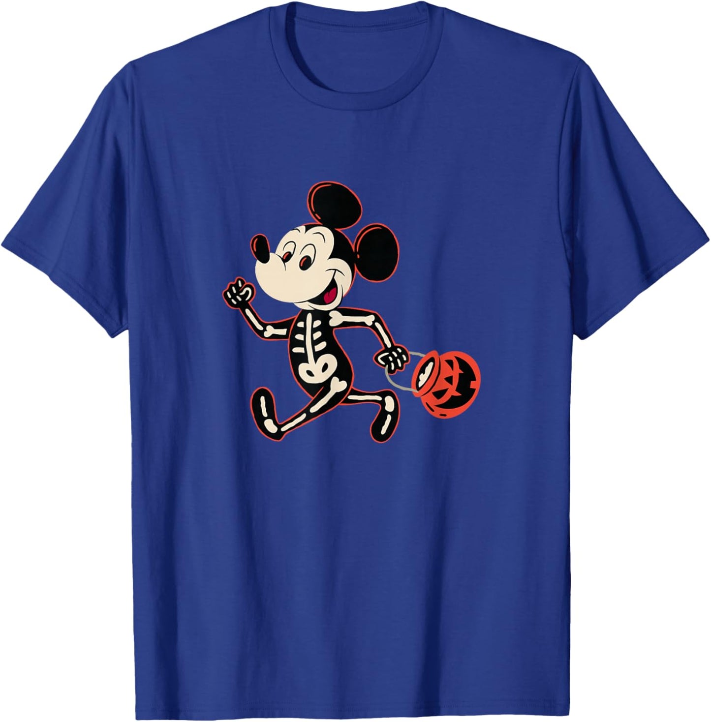 Disney Mickey and Friends Halloween Skeleton Costume Walk T-Shirt - T-Shirt | Royal