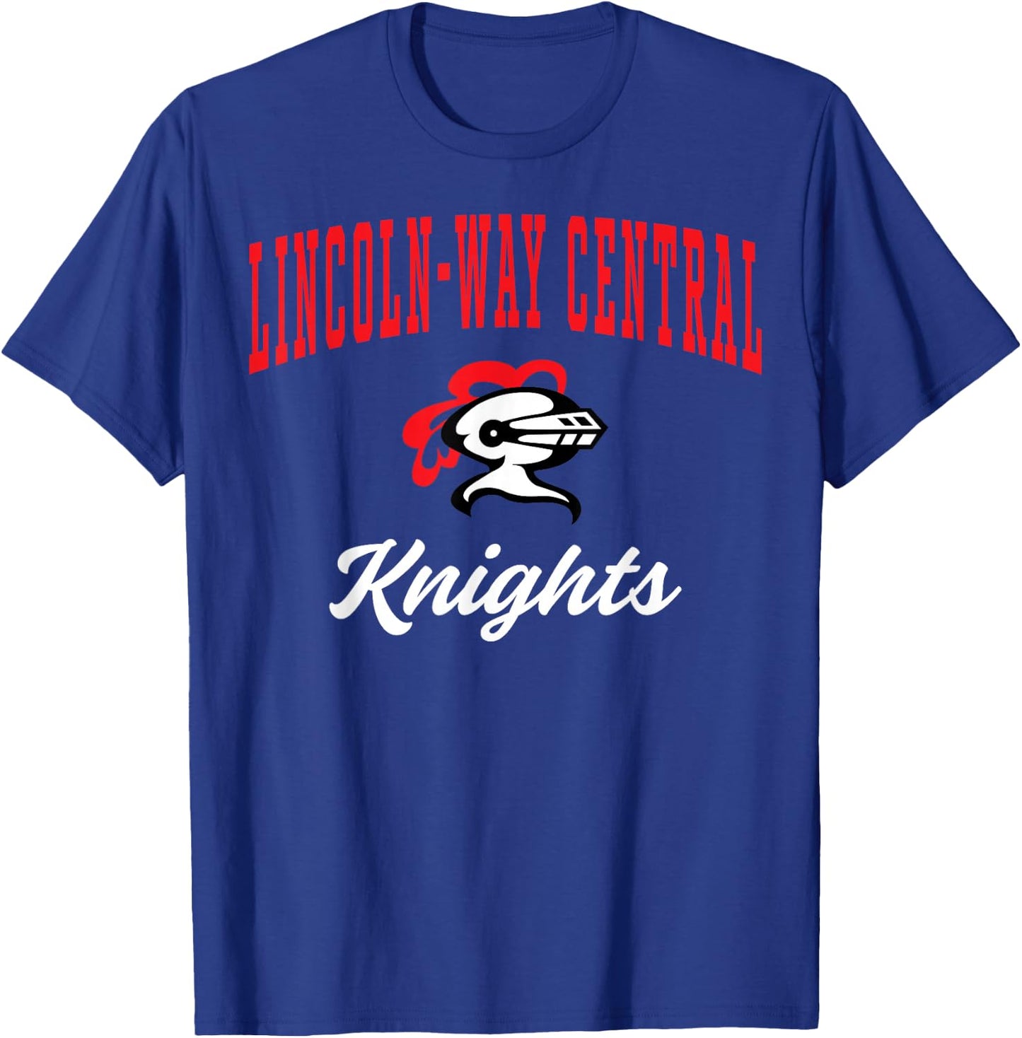 Lincoln-Way Central High School Knights C7 T-Shirt - T-Shirt | Royal