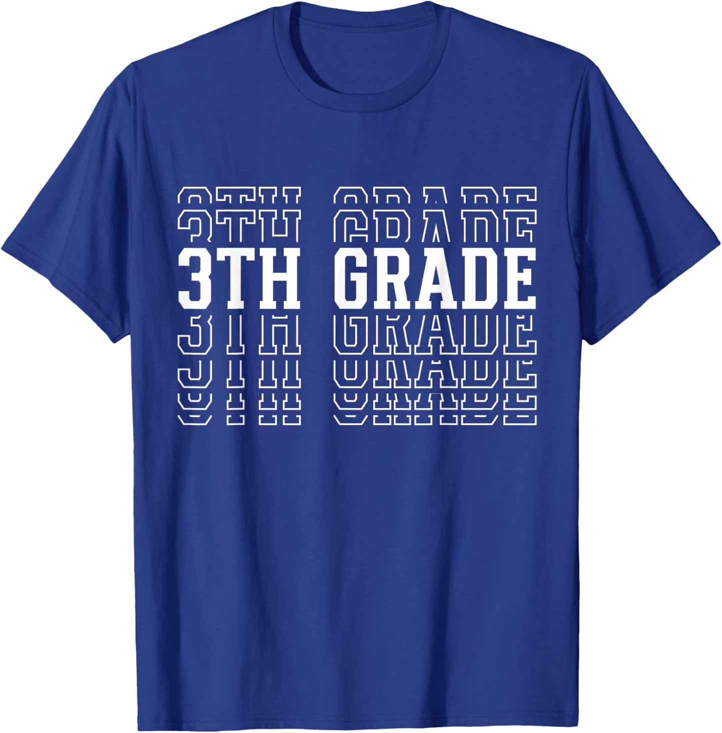 3rd Grade Team Third Grader Back to First Day of School T-Shirt - T-Shirt | Royal