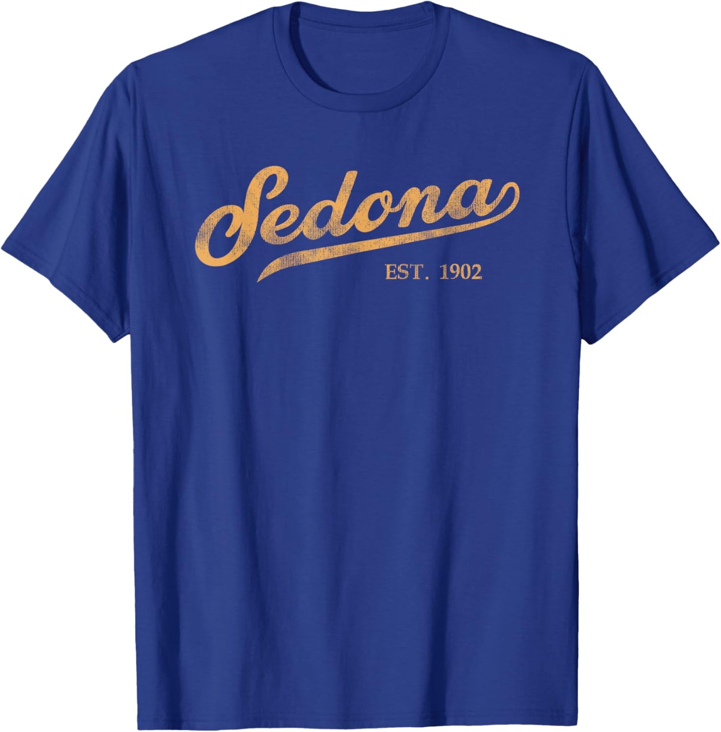 Retro Sedona Script Vintage Throwback Kids T-Shirt - T-Shirt | Royal